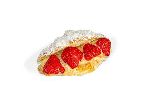 Verse Aardbeien Croissant